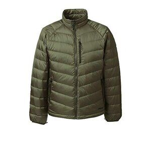 NWT Lands' End Men's 800 Down Packable Jacket Size 2X (50-52) Olive Green